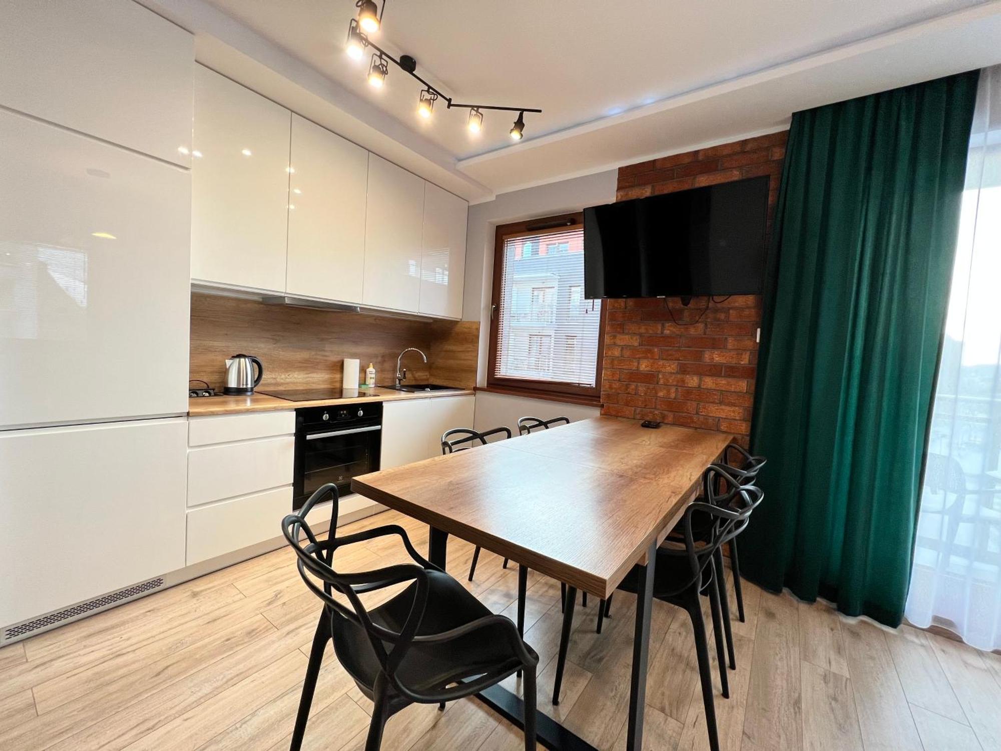 Stylish Apartment Oldtown Riverview Balcony グダニスク エクステリア 写真